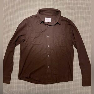 Goodfellow Cotton Sweater / Shirt Size M in Maroon